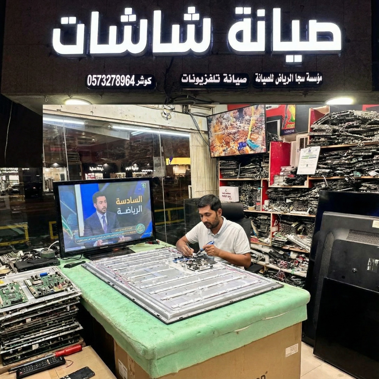 tv screen repair خدمة إصلاح أجهزة التلفزيون في الرياض