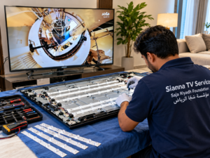 Samsung TV backlight repair in Al Aarid, Riyadh